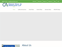 Tablet Screenshot of hemantshahca.com